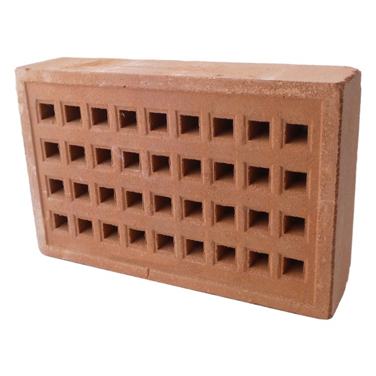 Clay Air Brick Square Hole 215x140mm Red